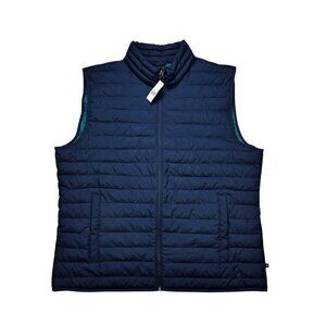 Gap ColdControl XL Men Puffer Vest Navy Outdoors Hiking Winter